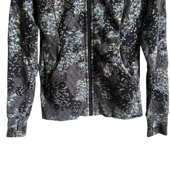 Lululemon Scuba Hoodie Sz 6 Light Cotton Fleece Assemblage Alpine Multi - Picture 4 of 16